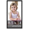 PosterPalooza | Photo Size Simple Black Picture Frame - UV Acrylic, Foam Board Backing, Hanging Hardware - 2 of 4