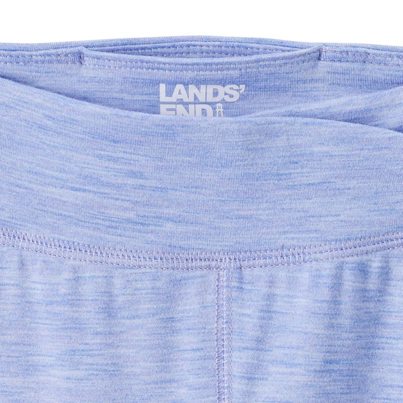 Lands' End Kids High Waisted Active Flare Leggings, 4 of 5
