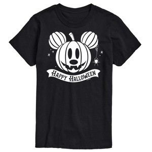 Men's - Disney - Mickey's Pumpkin Short Sleeve Graphic T-Shirt - 1 of 4