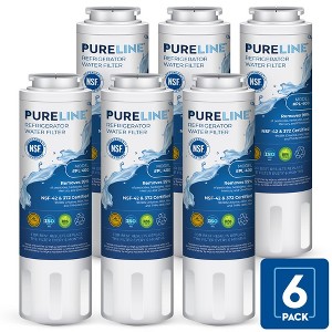 PureLine Maytag UKF8001 Refrigerator Water Filter Replacement, Whirlpool EDR4RXD1, Everydrop Filter 4, 4396395, Kenmore 469006 (6 Pack) - 1 of 4