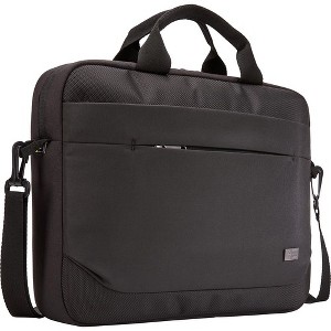 Case Logic Advantage ADVA-114 BLACK Carrying Case (Attaché) for 10" to 14.1" Notebook - Black - Polyester - 1 of 4
