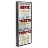 Stupell Industries Vintage Cinema Projector Phrases, 10" x 24" - 3 of 4