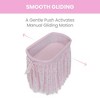 Delta Children Flora Gliding Bassinet - Pink Roses - 4 of 4