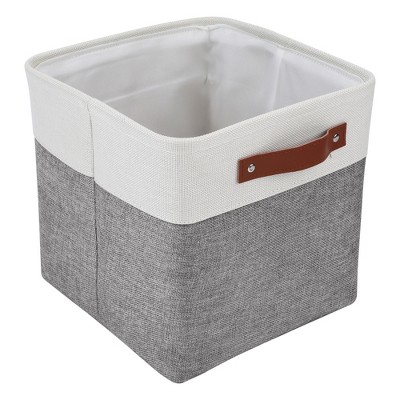 REGALWOVEN Fabric Collapsible Lightweight Open Storage Bins 11 x 11 x 11 Inch 3 Packs