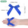 Unique Bargains Polyester Craft DIY Decorative Ribbon Twist Tie Bows 2.4x2.8" 100 Pcs - 3 of 4