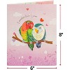 Frndly by Paper Love 3D Love Birds House Pop Up Card - 8" x 6" - 2 of 4