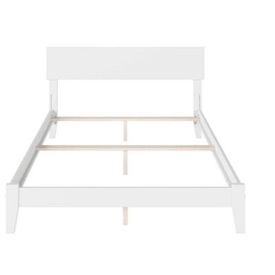 Orlando Full/Double Rubberwood Bed with Sleek Headboard and USB Ports