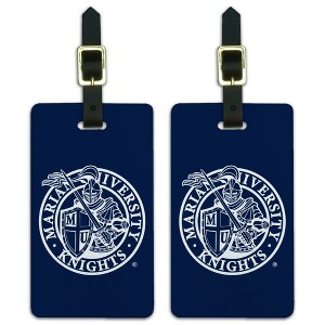 Marian University Knights Logo Luggage ID Tags Suitcase CarryOn Cards  Set of 2 - 1 of 4