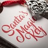 Santas Magic Key Door Hanger Multicolor 10.25"H Wood - 2 of 4