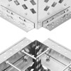 304 Stainless Steel Chimney Cap Cover - Adjustable Fireplace Flue Vent Top with Metal Strips, Screws & Gloves Included - 4 of 4