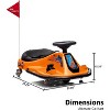 24V Electric Drifting Go Kart for Kids, Ride-On Drift Car with 360° Spin, Dual Speed Modes, Music & LED Lights, Safe Drift Kart Toy for Ages 3-8 - 2 of 4