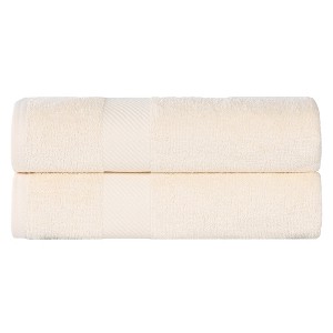 Modern Solid Classic Luxury Egyptian Cotton Towel Set by Blue Nile Mills - 1 of 4