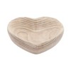 Sagebrook Home Set of 2 Carved Wood Bowls Wooden Nesting Heart Bowls for Table Decor and Display - 4 of 4