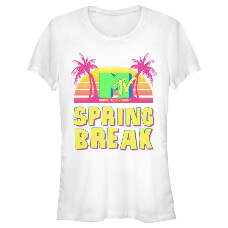 Junior's Women MTV Retro Spring Break T-Shirt, 1 of 5
