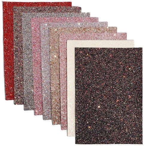 creations bright fabric pu glitter inches sheets pack leather target