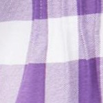 purple orchid buffalo plaid
