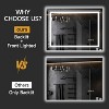 40x24 Inch Frameless LED Bathroom Mirror,Smart Mirror - 4 of 4