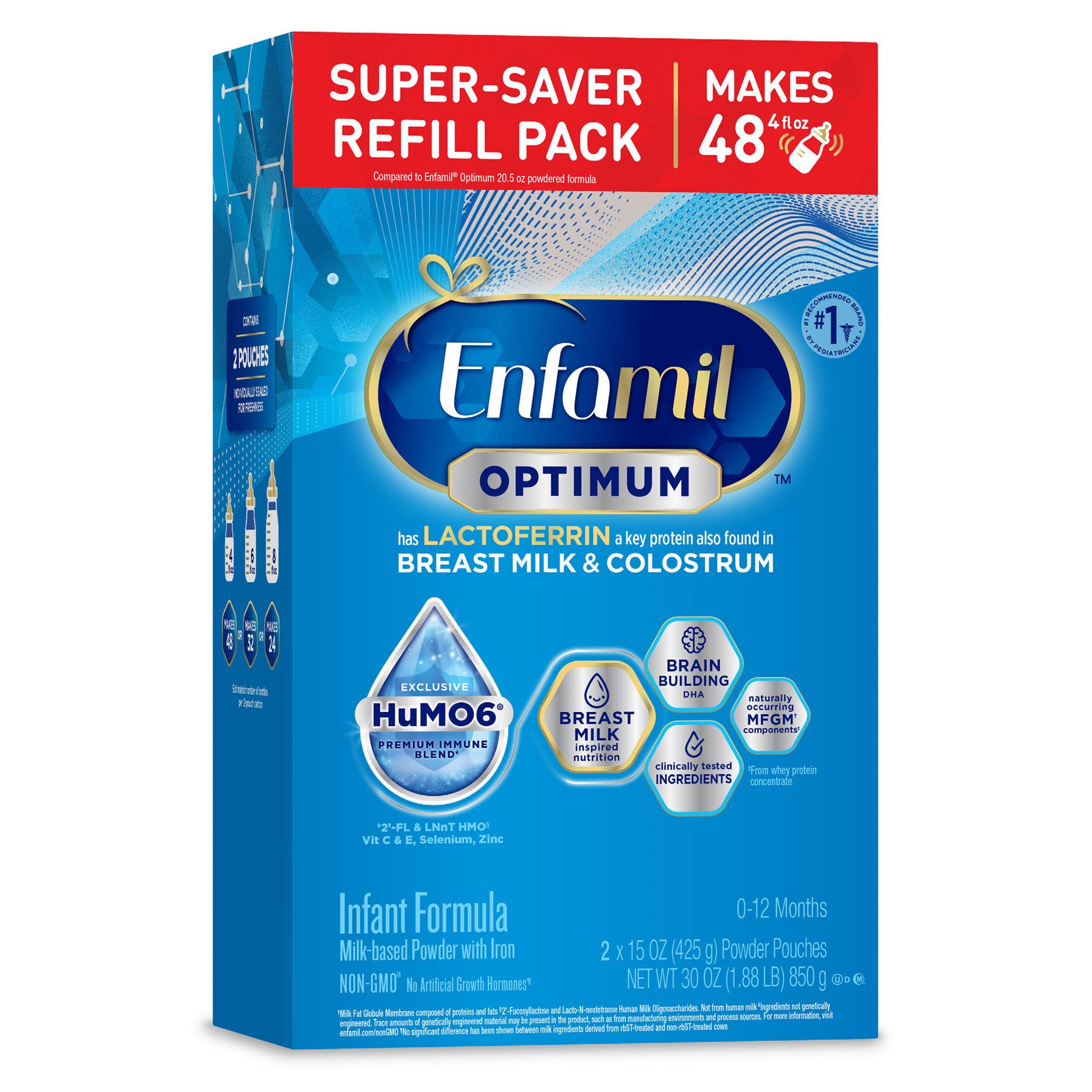 Enfamil Enspire Powder Infant Formula Refill Pack - 30oz
