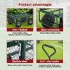 BestMassage Collapsible Folding Garden Carts Lawn Yard Landscape, Green - 3 of 4