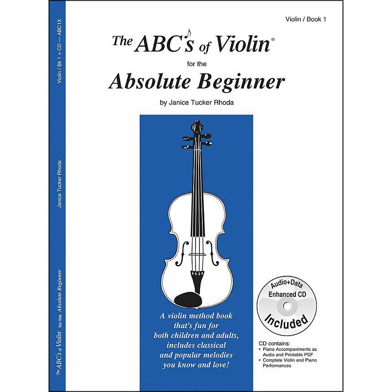 Carl Fischer The ABC's Of Violin For The Absolute Beginner - Book/Online Audio, 1 of 2
