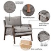 Whisen Mid-Century Style Velvet Accent Chair Leisure Chair with Thick Seat Cushion - 3 of 4