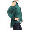 Women's Cold Shoulder Tunic Top - ariella - 2 of 3