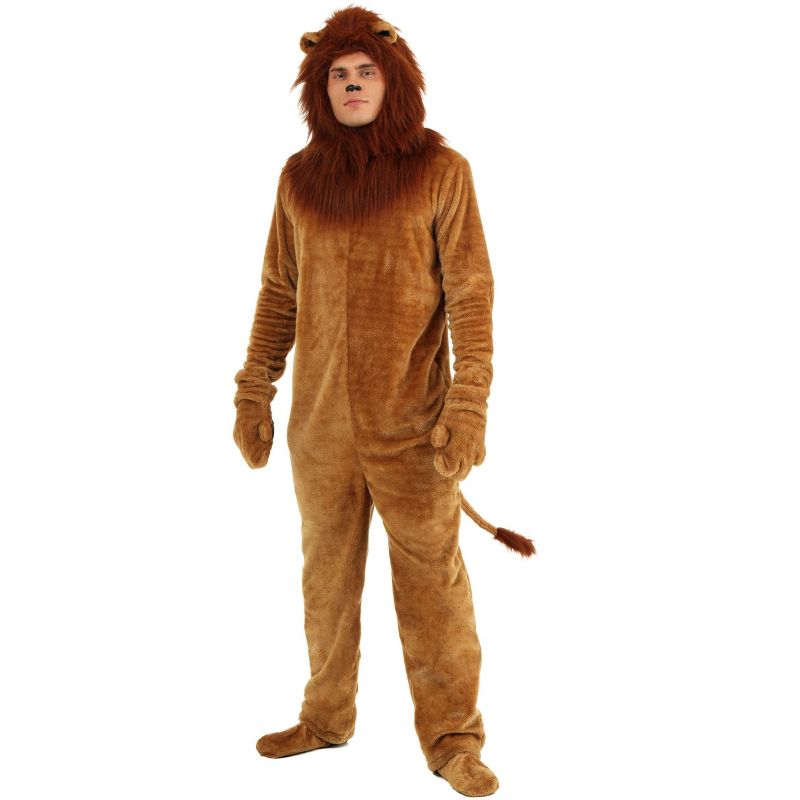 HalloweenCostumes.com Adult Deluxe Lion Costume, 1 of 8