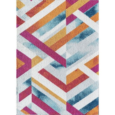 Rugs America Mika Geometric Contemporary Area Rug