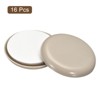Unique Bargains Plastic Self-adhesive Smooth Round Carpeted Tile Vinyl Furniture Sliding Pad - 3 of 4