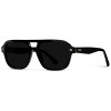 WMP Eyewear Womens Polarized Sleek Double Bridge Aviator Sunglasses - 2 of 4