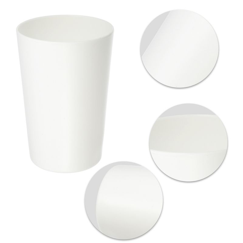 Unique Bargains Bathroom Toothbrush Tumblers PP Cup for Bathroom Kitchen 4.92''x3.03'' 2pcs, 3 of 7