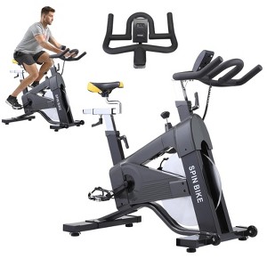 Exercise Bike for home, Indoor Cycling Bike Stationary, Quiet Magnetic Workout Bike with Comfortable Seat Cushion, 330LB Capacity, Digital Display - 1 of 4