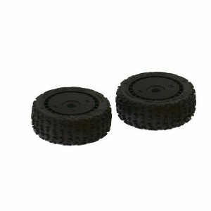 Arrma ARA550058 dBoots Katar B 6S Tire Set Black Pair 3.3 Wheels Tires 17mm New - 1 of 1