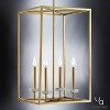 Urban Ambiance Luxury Cosmopolitan Chandelier,  26-1/2"H x 15"W,  Palladian Gold Finish, UHP2635 - 3 of 4
