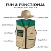 NATIONAL GEOGRAPHIC Backyard Safari Costume and Outdoor Explorer Set for Kids, Includes Safari Vest, Hat, Binoculars, Magnifying Glass, Journal & Stickers - image 3 of 4