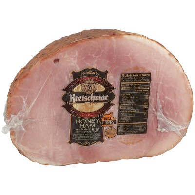 Kretschmar Honey  Ham Off the Bone - priced per lb