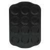 Oster Teston Platinum Collection 12-Cup Nonstick Carbon Steel Muffin Pan in Matte Black - image 3 of 4