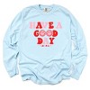 Simply Sage Market S.W.Smiley Have a Good Day Smiley Face Garment Dyed Long Sleeve - 3 of 4
