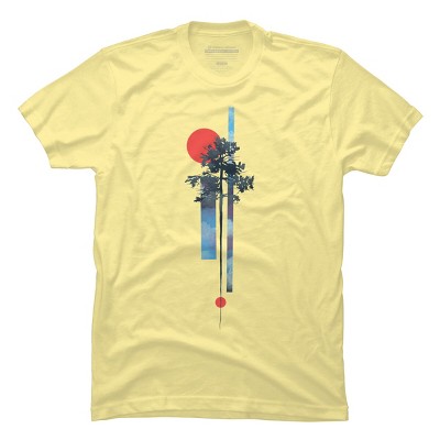 Men's Design By Humans Abstract Nature By airiestudio T-Shirt