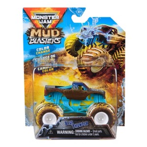 Monster Jam Mud Blasters Blue Thunder Color Change Truck Diecast Vehicle - 1:64 Scale - 1 of 4