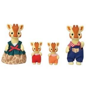 Calico Critters Highbranch Giraffe Family, Set of 4 Collectible Doll Figures - 1 of 4