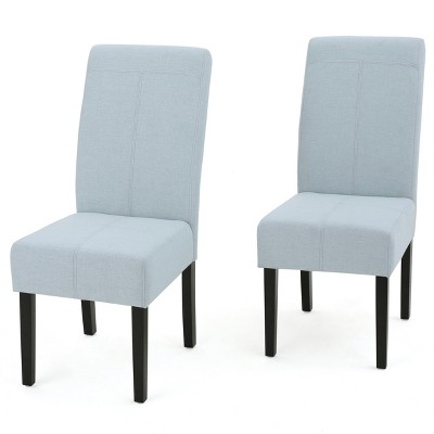 NicBex 2-piece Set Dining Chair Modern Upholstered Fabric Kitchen Armless Chair with High Backrest
