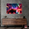 Notoriart City Night Drive Car Wall Art Framed - 2 of 4