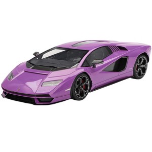 Lamborghini Countach LPI 800-4 Viola 30th Purple Metallic 1/18 Model Car Top Speed - 1 of 4