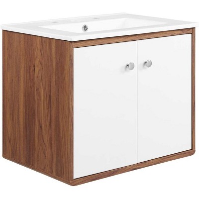 Modway Transmit 24 Wall-Mount Bathroom Vanity