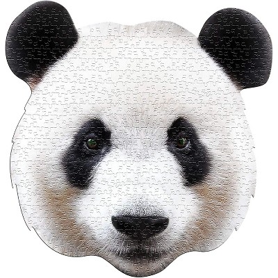 Madd Capp Games I AM Panda 300 Piece Animal Head-Shaped Jigsaw Puzzle