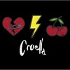 Juniors Womens Cruella Patches Logo T-Shirt - 2 of 4