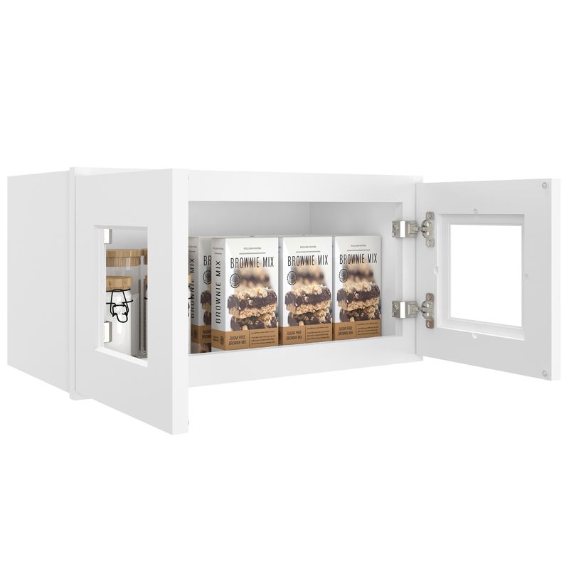 HOMLUX 24-in W X 12-in D X 12-in H in Shaker White Plywood Wall Kitchen Cabinet, 1 of 7