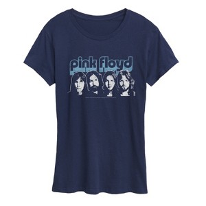 Women's - Pink Floyd - Pink Floyd Retro Band Short Sleeve Graphic T-Shirt - 1 of 4