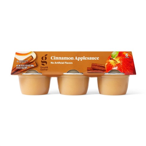 Cinnamon Applesauce Cups - 6ct - Good & Gather™ - image 1 of 3